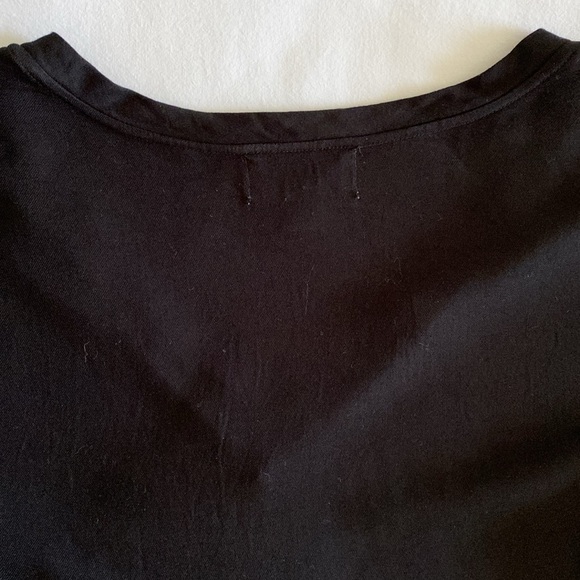 Anthropologie Cloth & Stone V Neck Short Sleeve Rayon pullover blouse Small - Picture 9 of 14